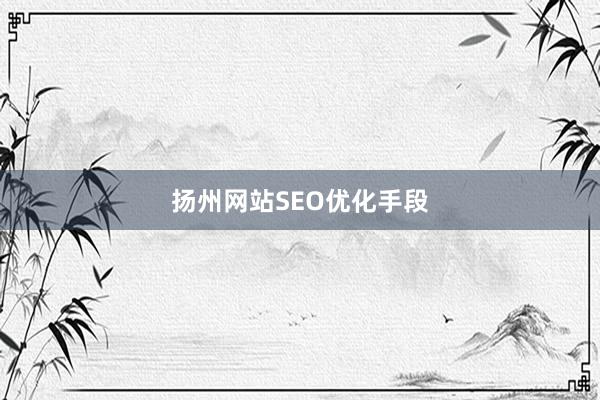 扬州网站SEO优化手段